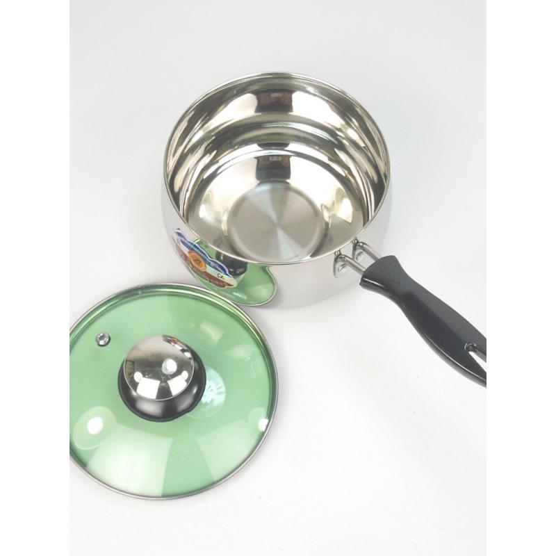 Product Introduction of Stainless Steel Hot Milk Pot, Baby, Baby Food, Breakfast Boiled Egg Induction Cooker, Universal Instant Noodles Cooking Small Soup Pot 0