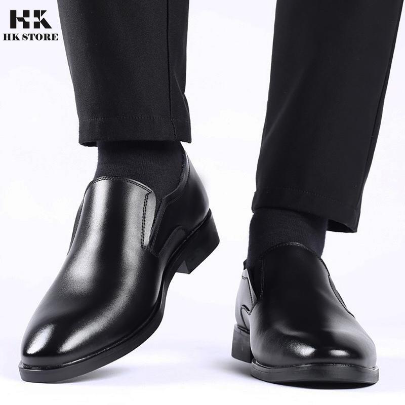 Giày tây lười nam da bò thật 100% da mềm dễ đi lại kiểu dáng đơn giản -bảo hành 12 tháng (gt03) Thời trang 6