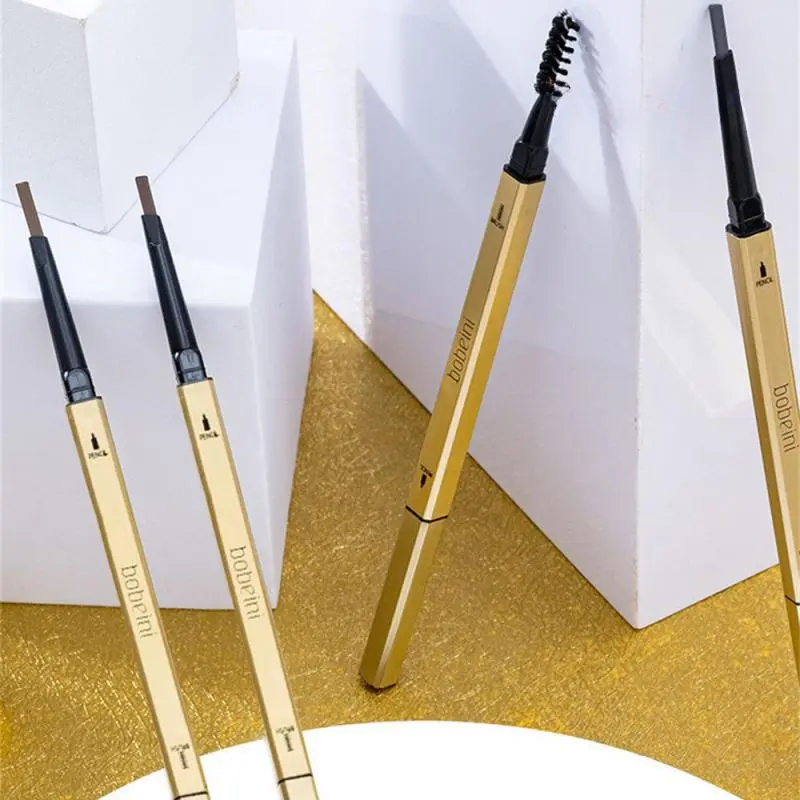 1PCS Long-lasting Makeup Lasting Cosmetic Natural Eyebrow Pencil Waterproof 6 Colors Fashion 24k Gold Eyebrow Pencil