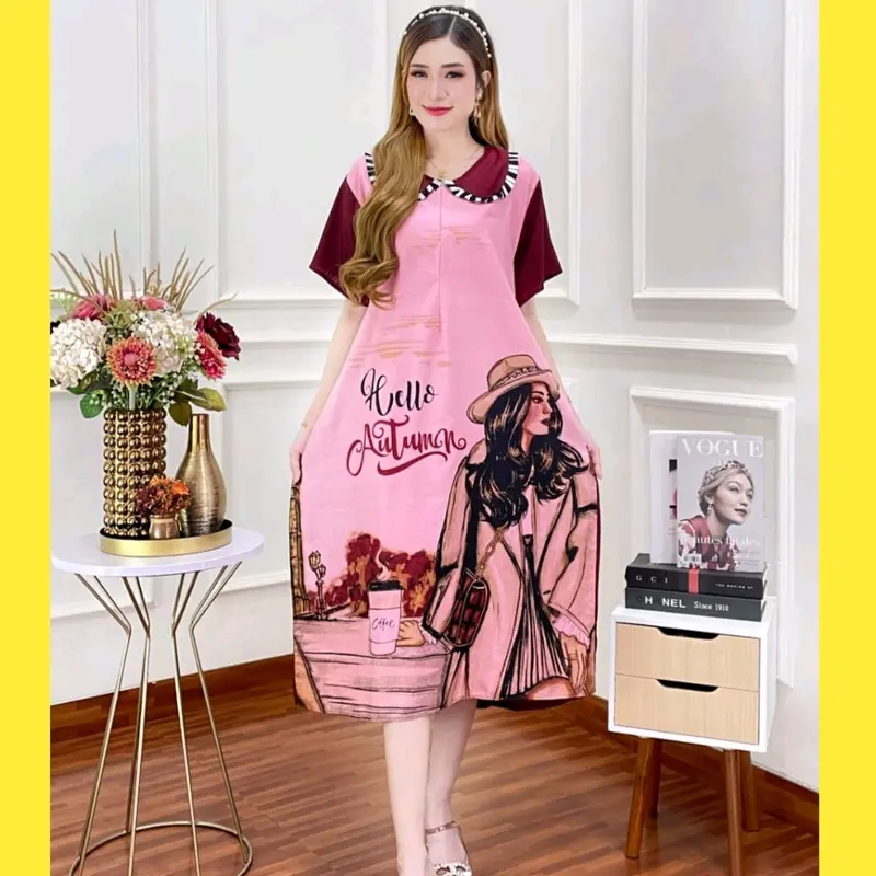 Fuji Dres wanita terbaru 2023 // home dress terviral 1