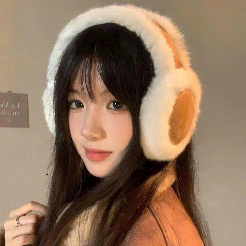 Bịt tai Lông Thời Trang, Chụp tai Giữ Ấm Phong Cách Cho Nữ