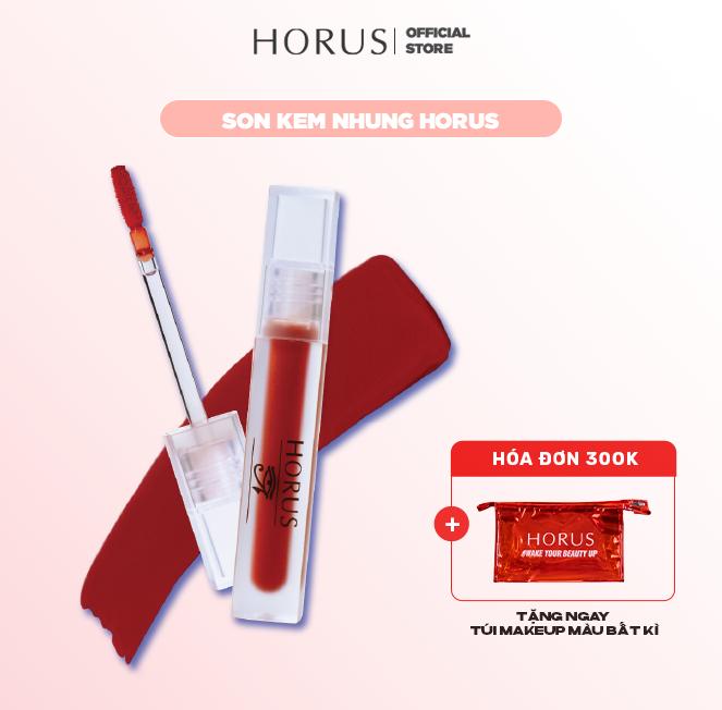 Date tháng 1.2026 Son Kem Horus Soft Matte Velvet Lipcream