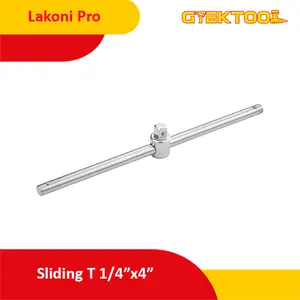 LAKONI PRO Sliding T Bar 1/4" Gagang Sock Geser 4" 200667