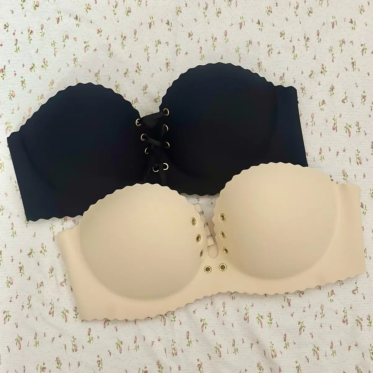 Áo Bra Chống Tuột Tạo Khe Không Gọng