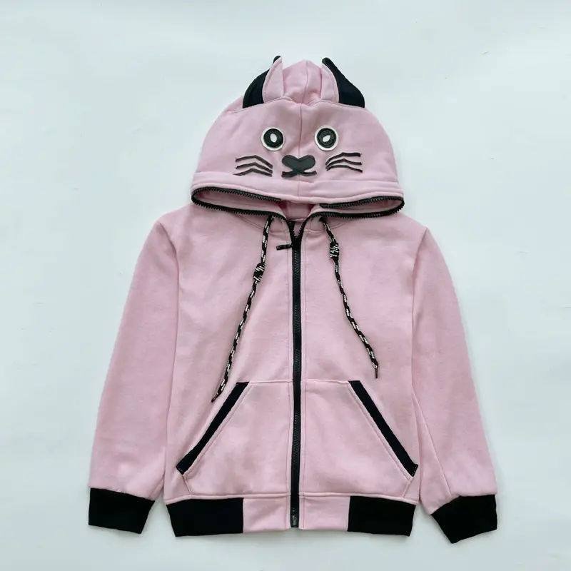 Áo khoác cho bé từ 8kg-30kg, họa tiết  thú cưng cute, có nón, chất liệu mềm mại.  Form unisex thích hợp cho cả bé trai và bé gái. 2