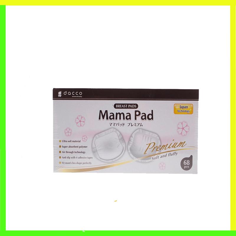 Mamapad Breastpad isi 56 / 24 pcs 3D Side Cut Shape Dacco / Mama Pad Breast Pad Premium 68 EXP 2025 2