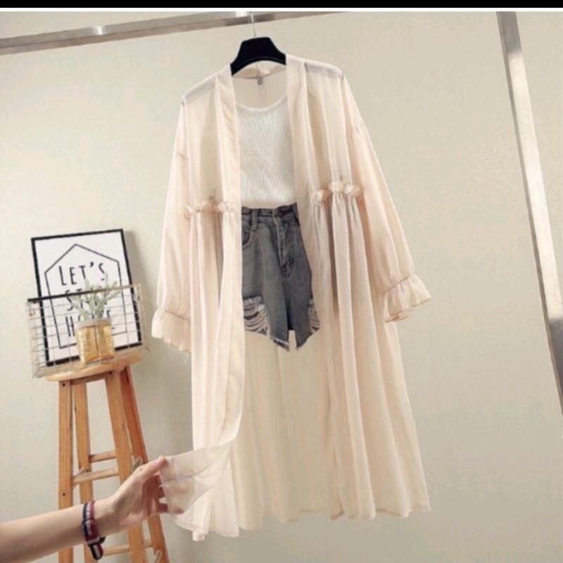 outer,cardigan bahan ceruty bebydoll termurah 1