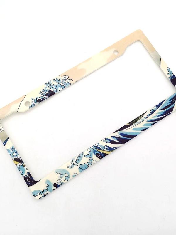 Product Introduction of Spot Goods COD 1PCS Car License Plate Frame Standard ABS JDM Style For Decoration Auto Number Plate Frame 17