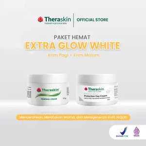 Paket Hemat BPOM Extra Glow White - Untuk Mencerahkan, Memudarkan Flek Hitam dan Menyamarkan Pori-pori pada wajah