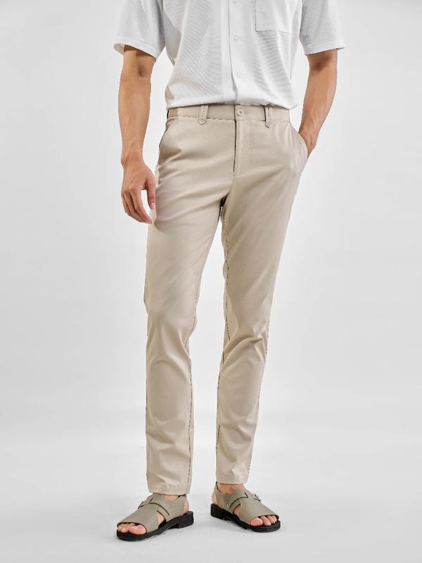 Quần tây Quần dài  OWEN  - QS231535 , chất liệu 29.2% rayon 47.1% polyester  21% renu 2.7% lycra, kiểu dáng Slim Fit Nam Menswear Pants