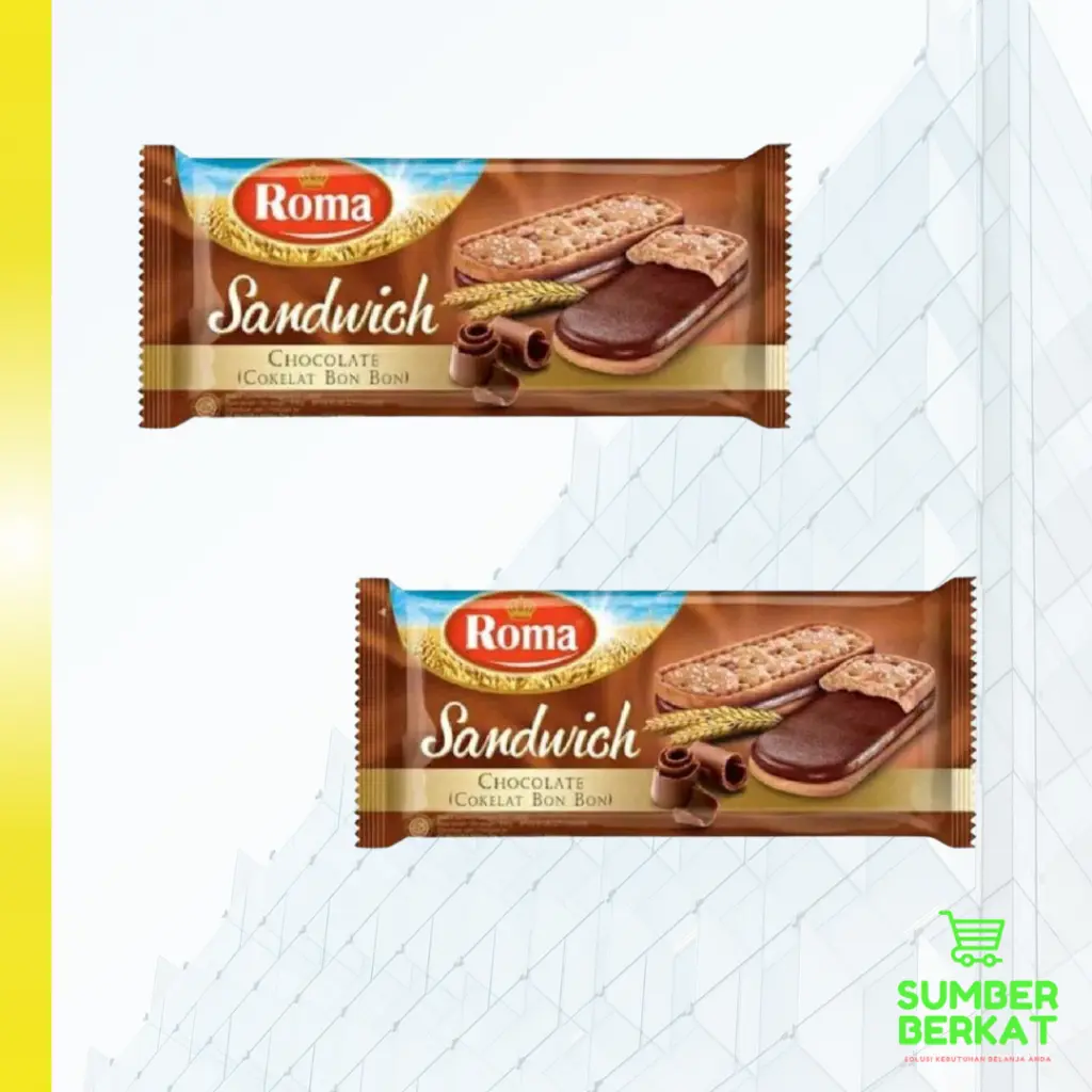 Roma Sandwich 2 Varian Rasa Coklat dan Peanut - Shop | Tokopedia