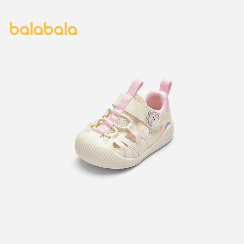 Balabala Giày Đi Bộ Cho Em Bé, Giày Xăng Đan Trẻ Em, Cho Em Bé Trai Và Bé Gái, Phong Cách Mùa Hè, Lưới Thoáng Khí, Chống Trượt, 2025
