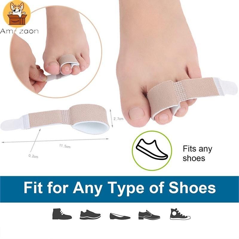 Nẹp Chỉnh Sửa Ngón Chân Với Miếng Lót Gel Và Miếng Đệm Gót Chân, Thoải Mái Khi Đi Bộ, Chỉnh Sửa Ngón Chân Búa, Am-az 3