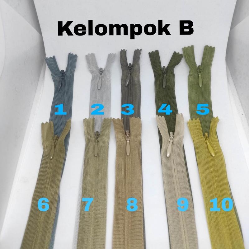 Alat Jahit Sleting Resleting Jepang 25 cm/10" inch 1