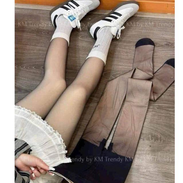 Quần tất lót lông dày ấm hiệu ứng 3D VIP 2 lớp siêu thật chân