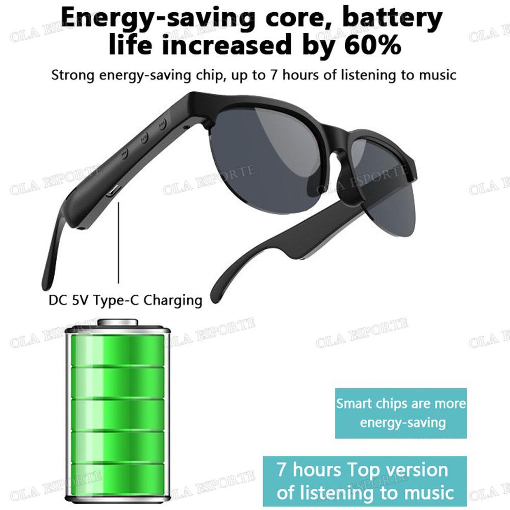 New Smart Glasses Translation Earphone BT Wireless Call Sunglasses Multi-function Outdoor Sports Stereo Headphones Smartglasses - Image 4