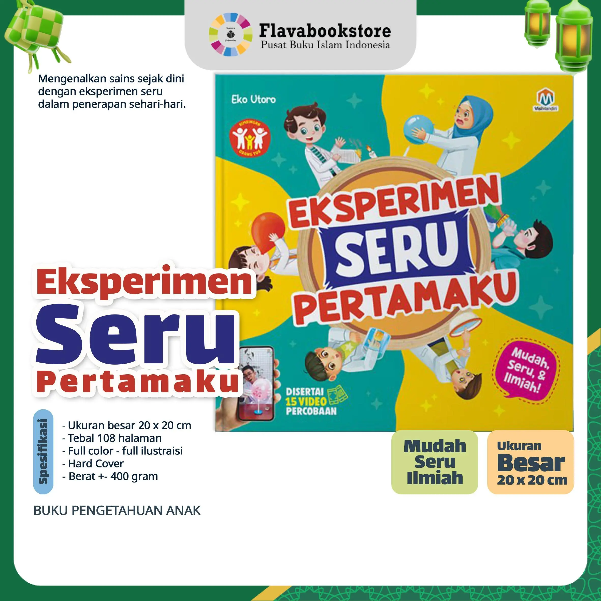 Buku Sains Anak - Eksperimen Seru Pertamaku