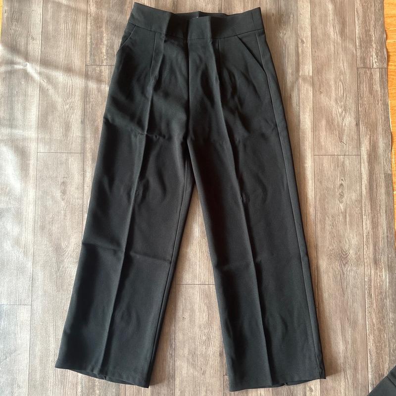 QUẦN SUÔNG KHOÁ SƯỜN VẢI TUYẾT MƯA Nữ Pants