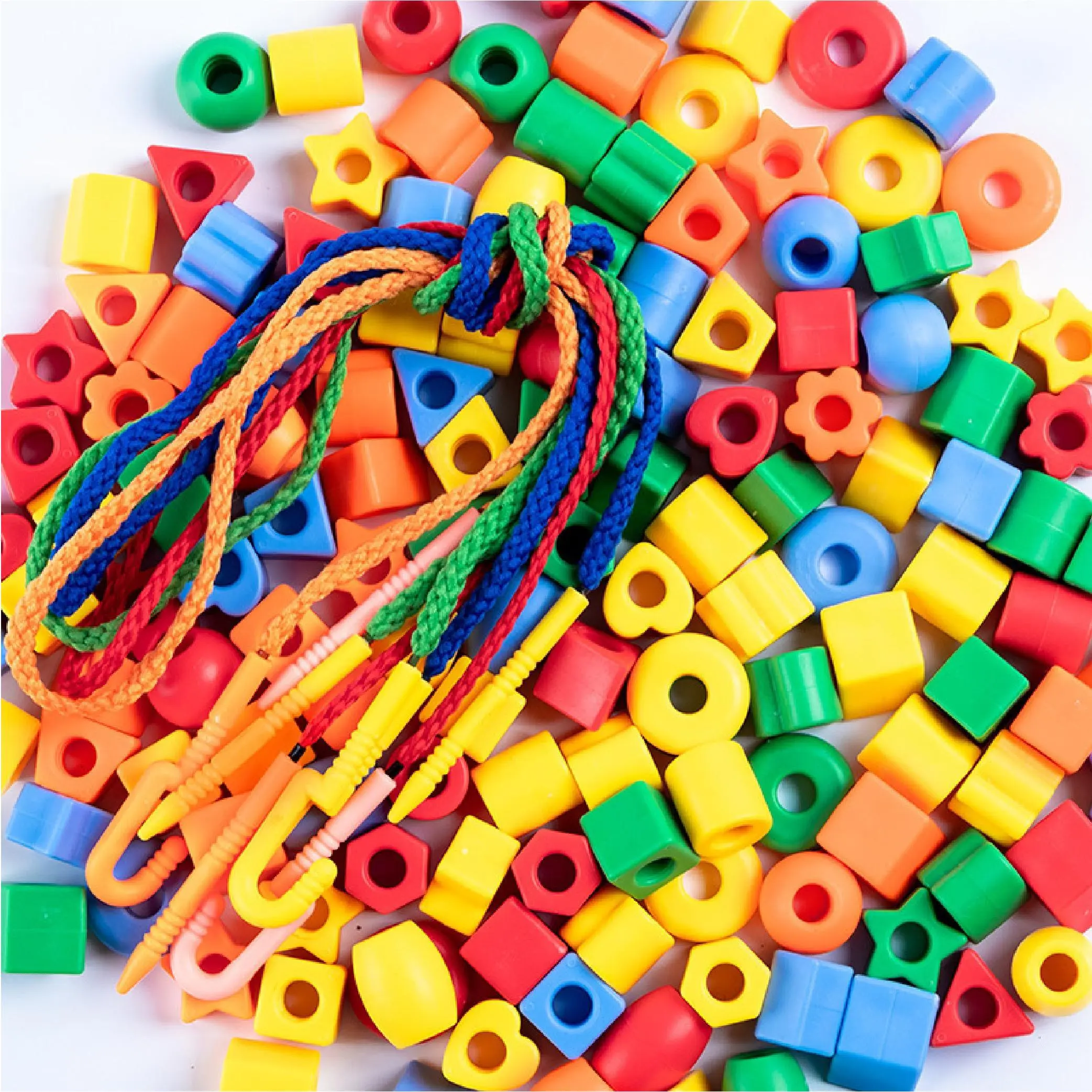 Đồ Chơi Xâu Hạt Size To Cho Bé - 100 Hạt