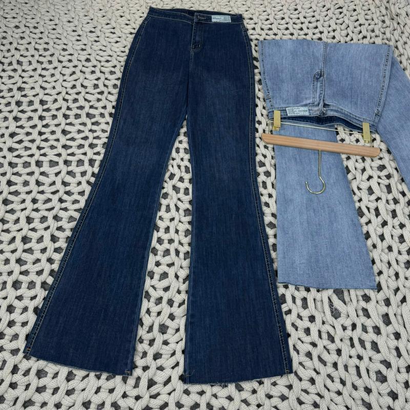 Loe Jeans Nữ Không Túi Nhiều Màu Chất Jeans Co Giãn Dài 108 CM Pants