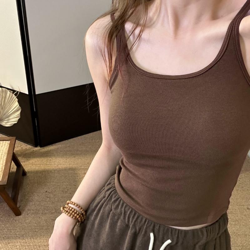 Product Introduction of Áo Yếm Cho Nữ, Áo Không Tay, Cổ Chữ U, Màu Trơn Thích Hợp Cho Mùa Hè, Áo Vest, Thích Hợp Cho Bữa Tiệc Và Câu Lạc Bộ 28