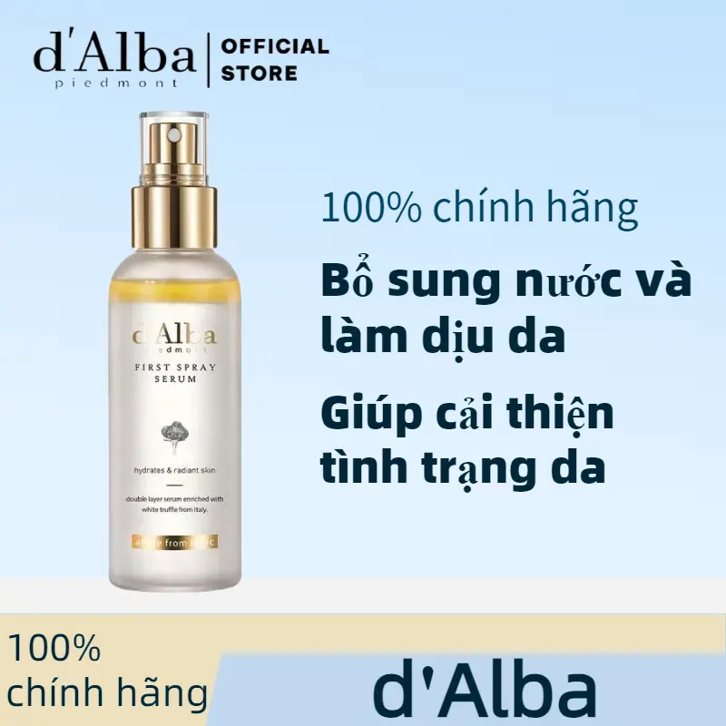 Serum dạng xịt D'Alba first spray dành cho da khô da thường