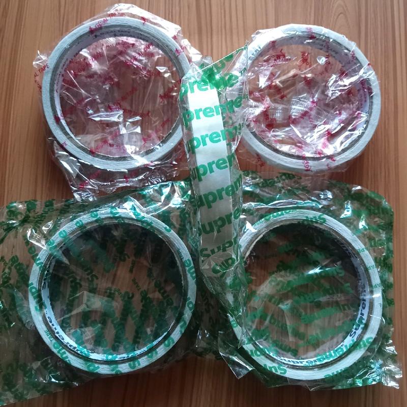 [1 slop] double tape 2cm tanggung goal tape/ isolasi bolak balik 24mm murah 1