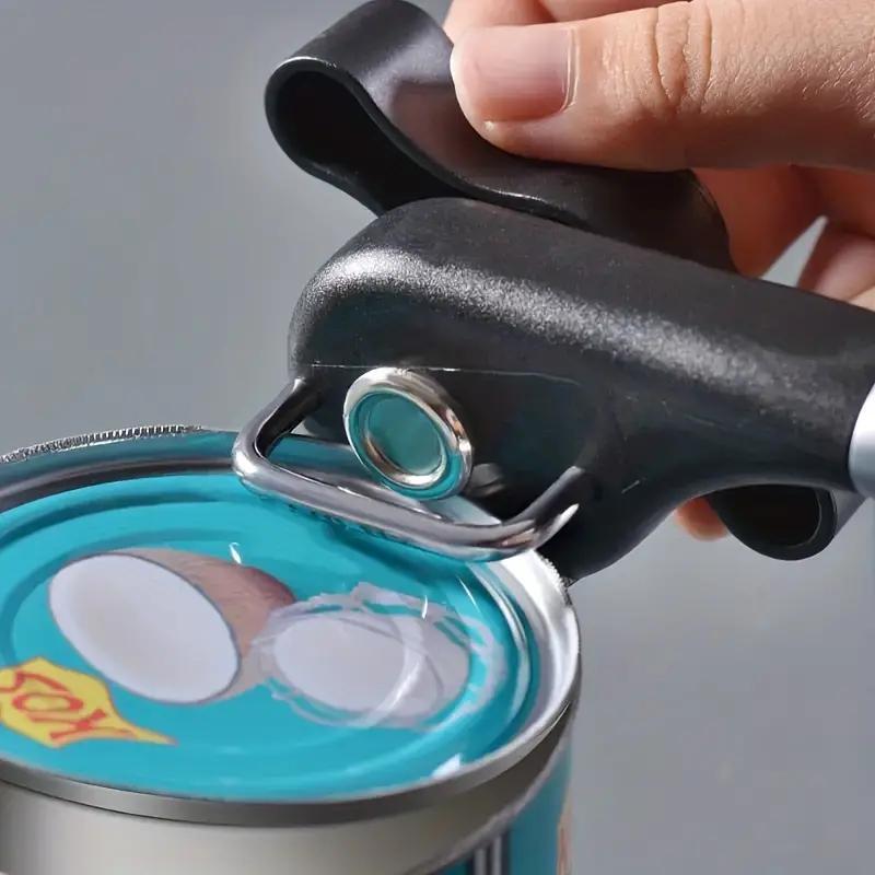 Stainless Steel Can Opener, 1 Count Multifunctional Kitchen Gadget for Effortless Opening Of Cans, Kitchen Utensils & Gadgets, Summer Gift Ideas 8