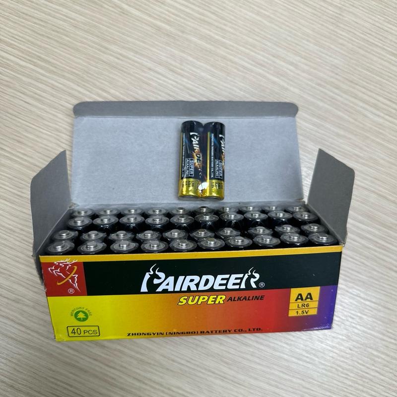 Hộp 40 viên Pin 2A Pairdeer dung lượng cao -dùng cho Micro, chuột máy tính, đồng hồ treo tường, đồ chơi 3