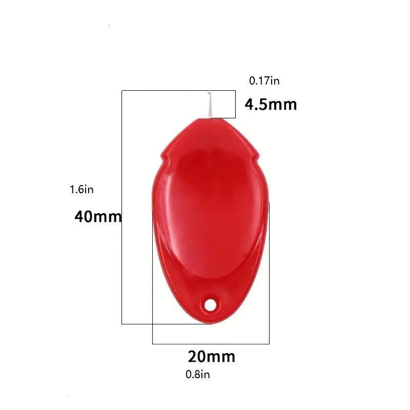 Random Color Needle Threader, 5 Counts Needle Threading Tool for Hand Sewing, Needle Work, Household Items Cross Stitch, Sweets Gifts for Men 2