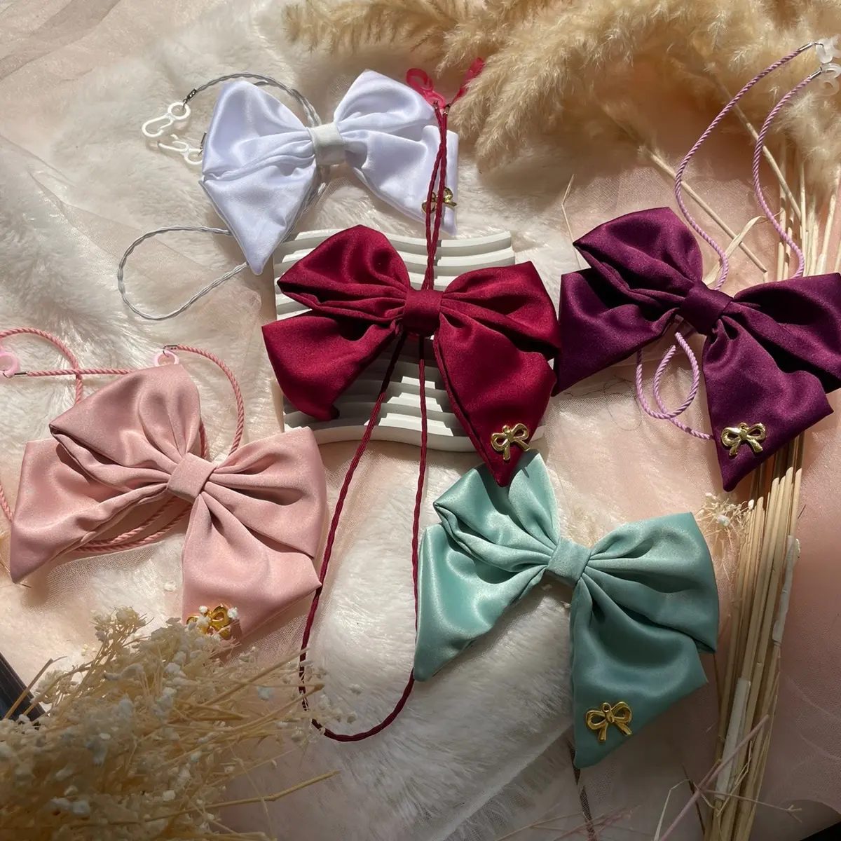 Konektor masker hijab Pita KECIL 2in1 Tali elastis