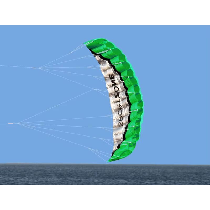 Product Introduction of Diều Parafoil Xanh Lá Cây, Chất Lượng Cao, Chiều Dài 2,5m, Kèm Dụng Cụ Bay, Bện Năng Lượng, Diều Saig Kitesurf Raiow, Thích Hợp Cho Các Hoạt Động Thể Thao Và Bãi Biển, Hàng Mới Về 15