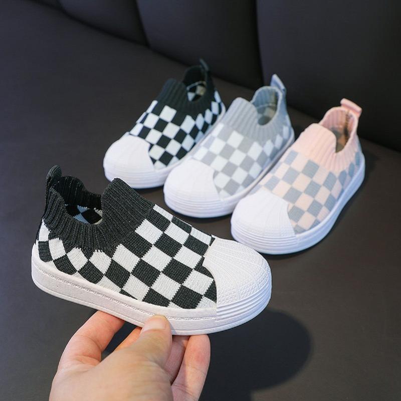 Giày Lười Cho Bé Trai Bé Gái 1-7 Tuổi Canvas Chống Trơn[G01]