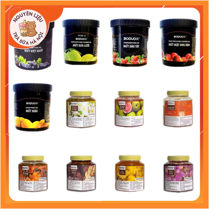Mứt Sốt Hoa Quả Boduo Đủ Vị Hũ 1.3kg - Thương Hiệu Đài Loan - ChFood