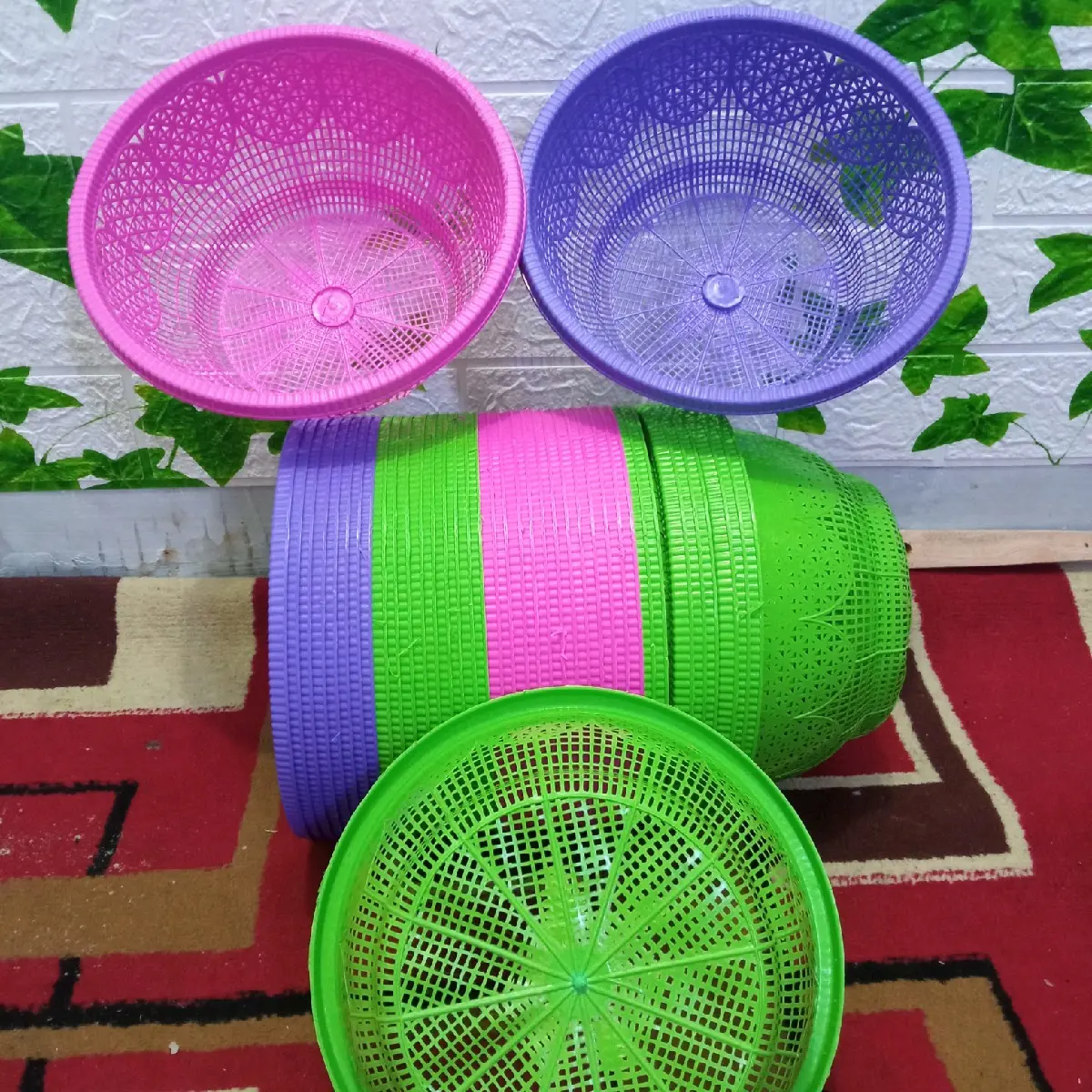 Wakul Besek PLastik /Bakul Nasi Hajatan Plastik 12, 24, & 36 pcs - Kualitas Bagus dan Terjangkau