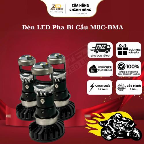 Đèn Pha Bi Cầu BMA M8C - 35W 12V DC Wave Nhỏ Dream SH Mode Future 1 ... Bảo Hành 24 Tháng Led