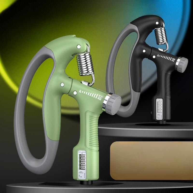 Smart Counting Hand Grip 10-100KG Adjustment Exercise Power Strengthening Pliers Spring Finger Pinch Wrist Expander Training 1PC 0