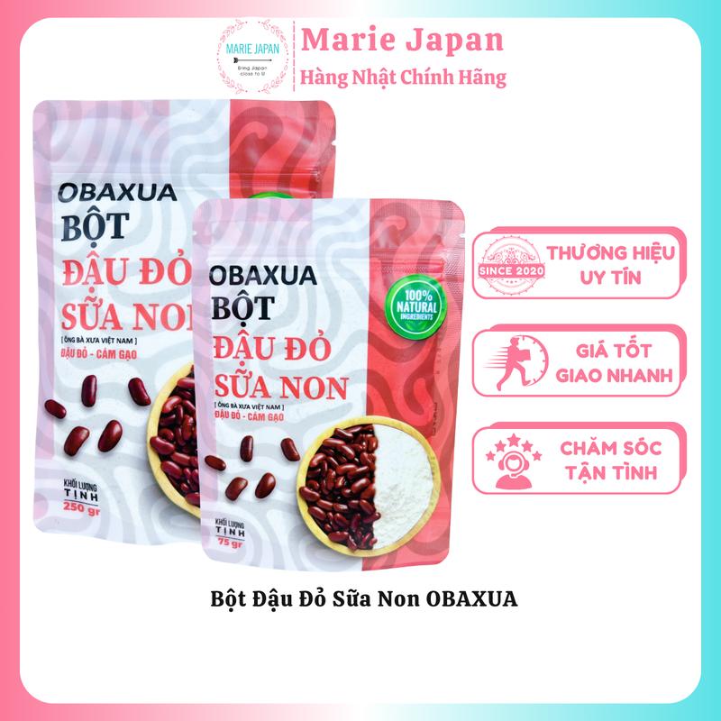 Bột Ủ Trắng Đậu Đỏ Sữa Non OBAXUA Mask Nữ - Dưỡng Trắng Da Hiệu Quả