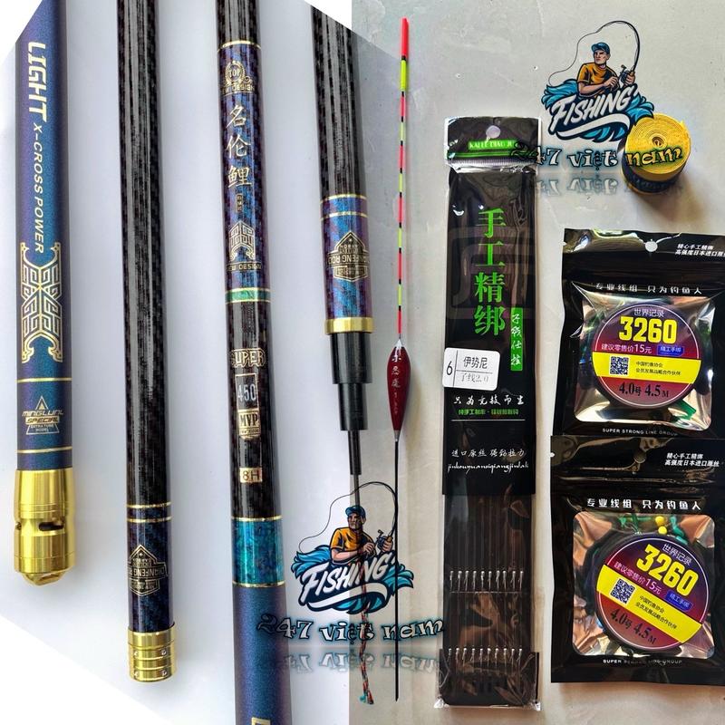 SALE Cần Câu Tay CHIẾN THẦN 8H ĐỐI TRỌNG SĂN HÀNG 2024 + Quà Tặng 1Ngọn Zin 2 Trục 1 Thẻo 1Phao 1 quấn cán cần Chất Lượng Đi Câu Bắt Cá Câu Cá Fishing Đồ Câu Fishing 247 Việt Nam Carbon