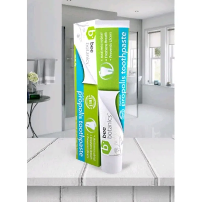 Bee Botanics Propolis Toothpaste / Odol / Pasta Gigi Dengan Tee Tree Oil dan Green Tea isi 70gr