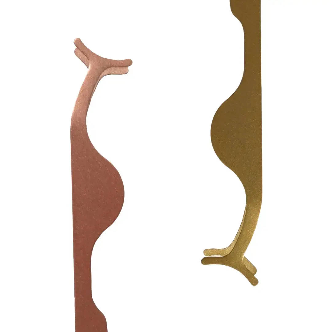 False Eyelash Tweezers/Pinset Penjepit Bulu Mata Gold/Rosegold Stainless Steel False Eyelashes Pencabut
