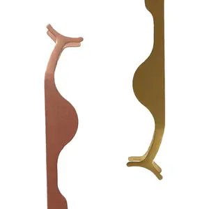 False Eyelash Tweezers/Pinset Penjepit Bulu Mata Gold/Rosegold Stainless Steel False Eyelashes Pencabut