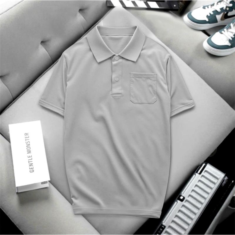  ÁO POLO CÓ TÚI VẢI THUN CÁ SẤU POLY 