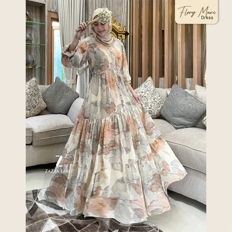 Flory maxy dress by zazaalabel 4