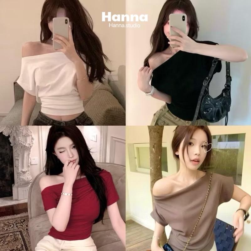 Áo thun crt cánh dơi trễ vai (Form to tham khảo bảng size) thun cotton, áo thun nữ