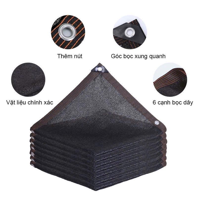 Lưới che nắng ngoài trời siêu bền, chống 90% tia cực tím. Chắn côn trùng cho ban công, cửa sổ, cây trồng, che nắng phủ râm cực tốt 4