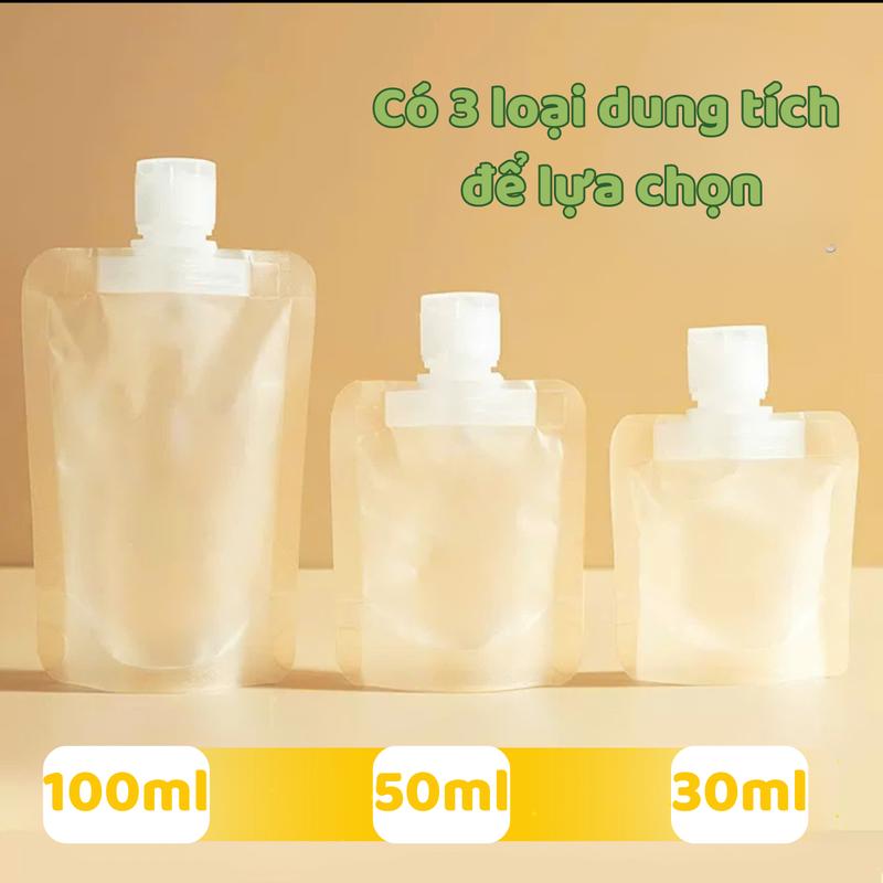 Túi chiết mỹ phẩm du lịch, Dùng chiết dầu gội, dầu xả, sữa tắm, sữa rửa mặt,…