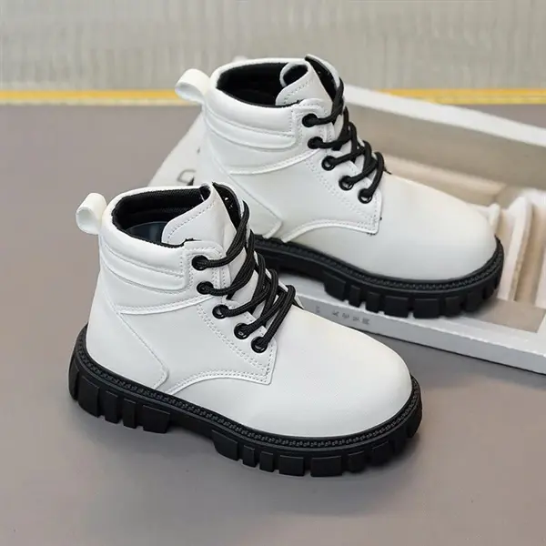 Giày bốt cổ cao da mềm HOT Quảng Châu cao cấp cho bé gái từ 3 tuổi đến 15 tuổi mã 222 4