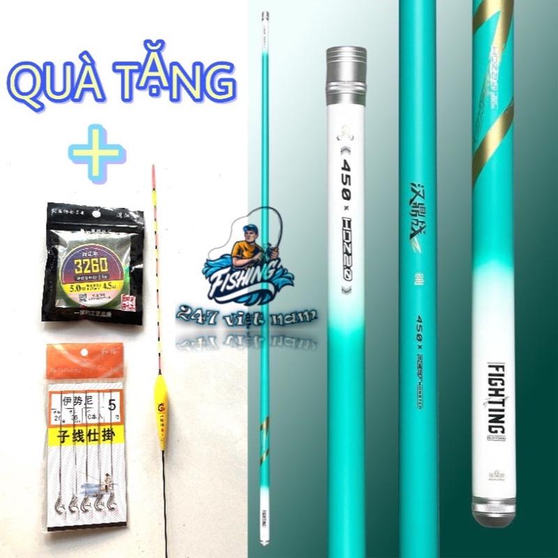 Cần Câu Tay Handing HOÀNG VŨ 5H - TH2 + Quà Tặng Ngọn Trục Phao Thẻo Chất Lượng Đồ Câu Fishing 247 Việt Nam Đi Câu Câu Cá