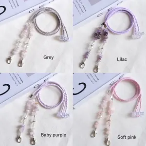 strap masker batu alam mix crystal / strap batu pecah 3 in 1